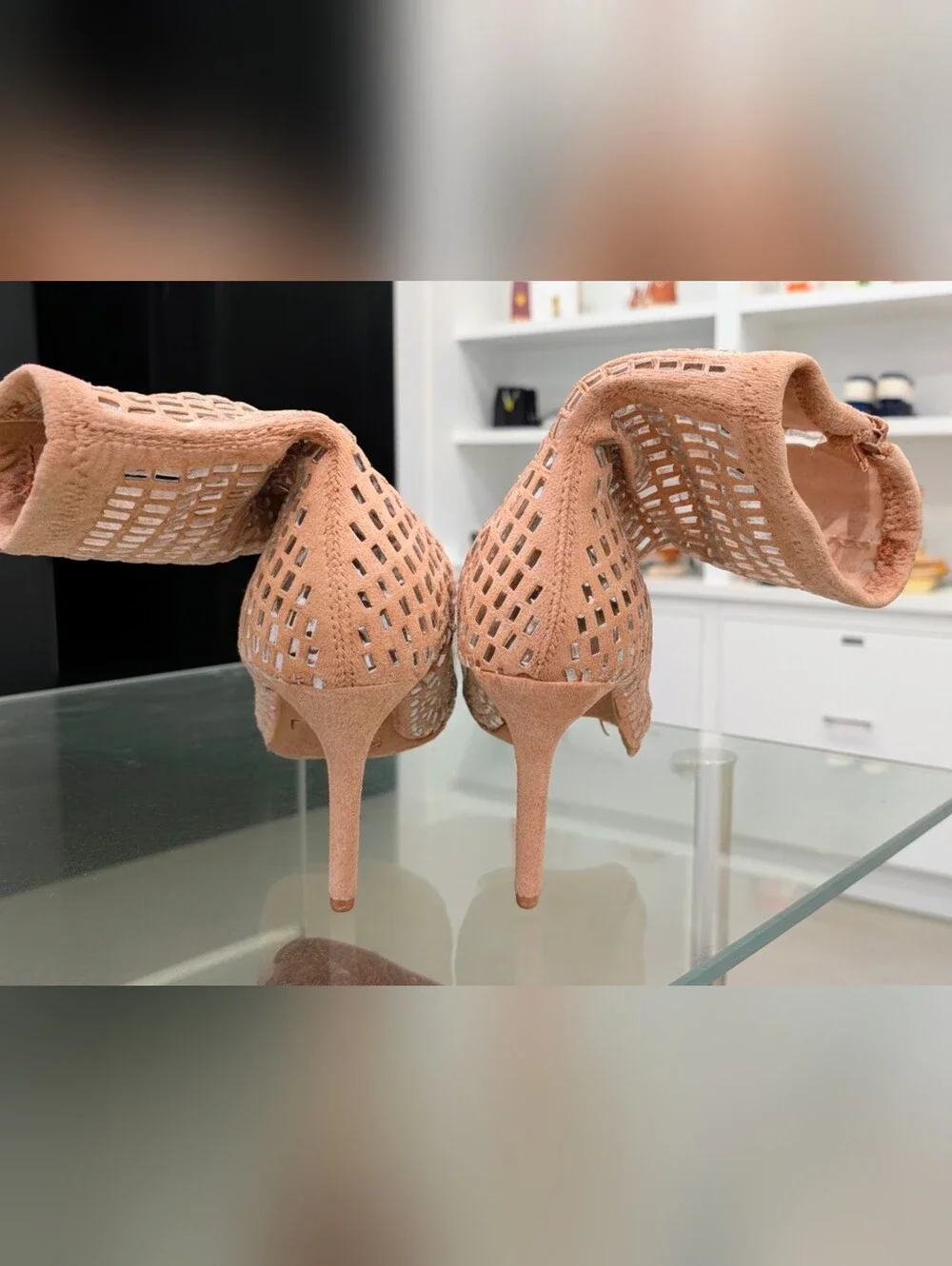 Charles by Charles David Afterhours Rhinestone Mesh Booties